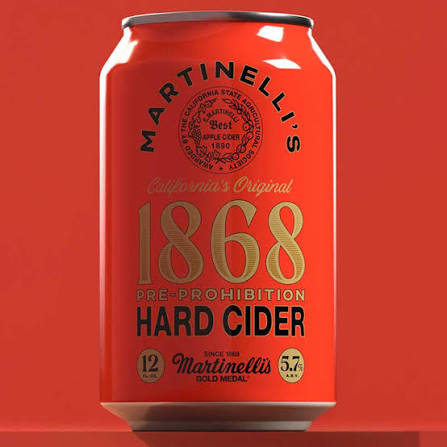 MARTINELLI'S 1868 Pre-Prohibition Hard Cider 6 pac