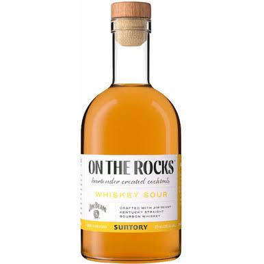 ON THE ROCKS Whiskey Sour glass