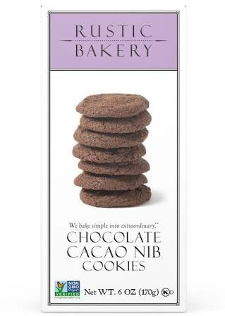 RUSTIC BAKERY Chocolate Cacao Nib Cookies