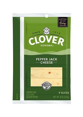 CLOVER Pepper Jack Cheese Slices