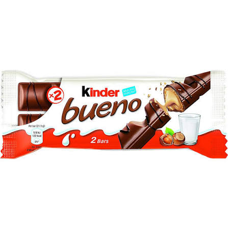 KINDER BUENO Chocolate  and Hazelnut Chocolate Bar