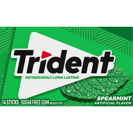 TRIDENT Spearmint Gum
