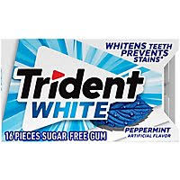 TRIDENT White Sugar Free Gum