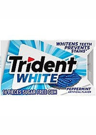 TRIDENT White Sugar Free Gum