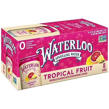 WATERLOO Tropical Fruit 8pac