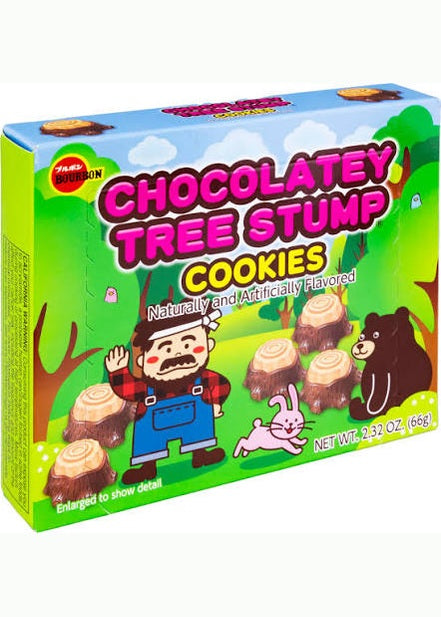 BOURBON Chocolatey Tree Stump Cookies