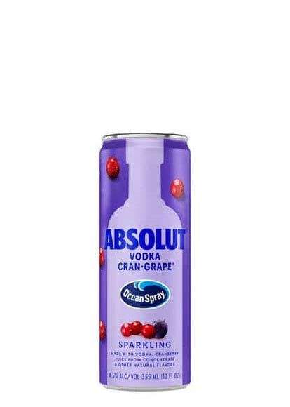 ABSOLUT Ocean SprayVodka Cran-Grape
