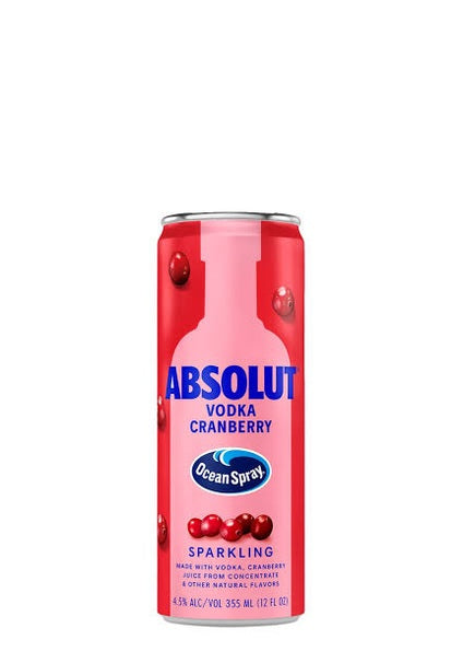 ABSOLUT Ocean Spray Vodka Cranberry