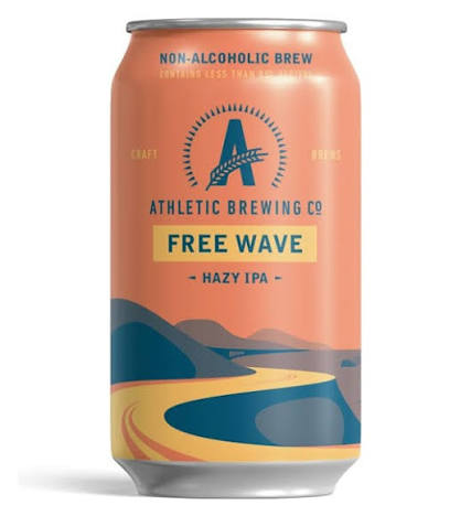 ATHLETIC BREWING Free Wave Non-Alcoholic Hazy IPA