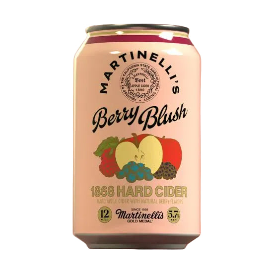 MARTINELLI'S Berry Blush 1868 Hard Cider