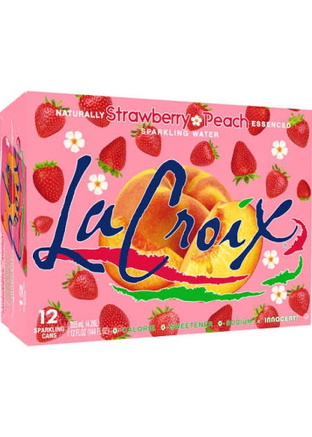 LA CROIX Strawberry Peach Sparkling Water