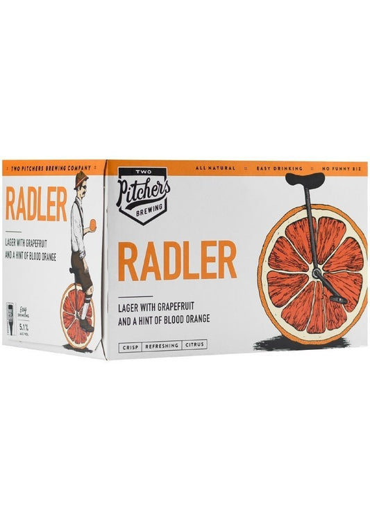 TWO PITCHER'S BREWING Grapefruit & Blood Orange Radler 6pk