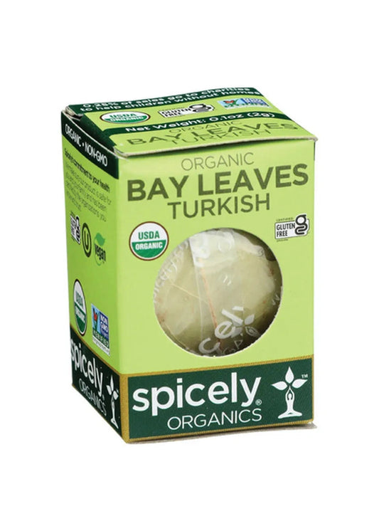 SPICELY ORGANICS Turkish Whole Bay Leaves Box