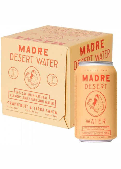 MADRE DESERT WATER Grapefruit And Yerba Santa 4PK