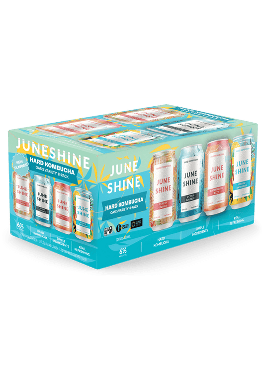 JUNESHINE Hard Kombucha Oasis Variety Pack