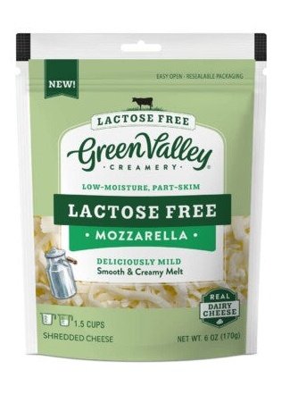 GREEN VALLEY ORGANICS Lactose Free Mozzarella Cheese