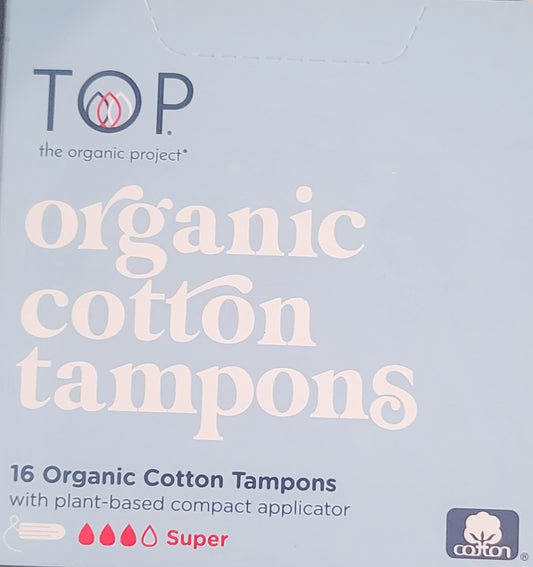 TOP ORG Cotton Tampons