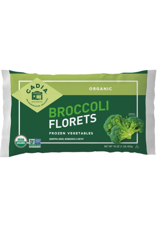 VEG BROCCOLI FLORETS ORG