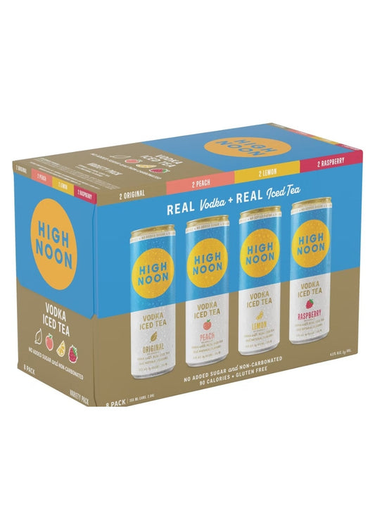 HIGH NOON Vodka and Tea 8pk variety Pack