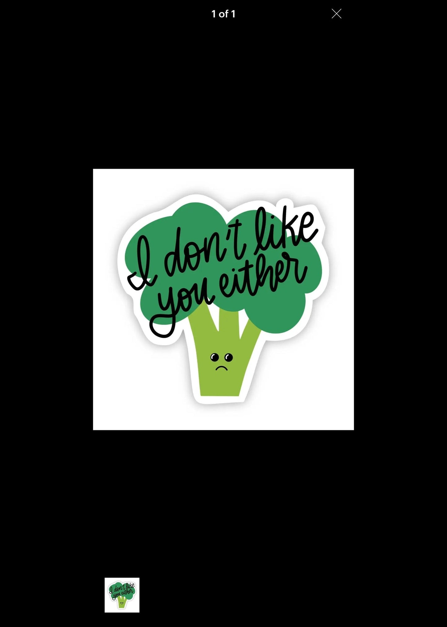 BIG MOONS, Sticker I don't Like You