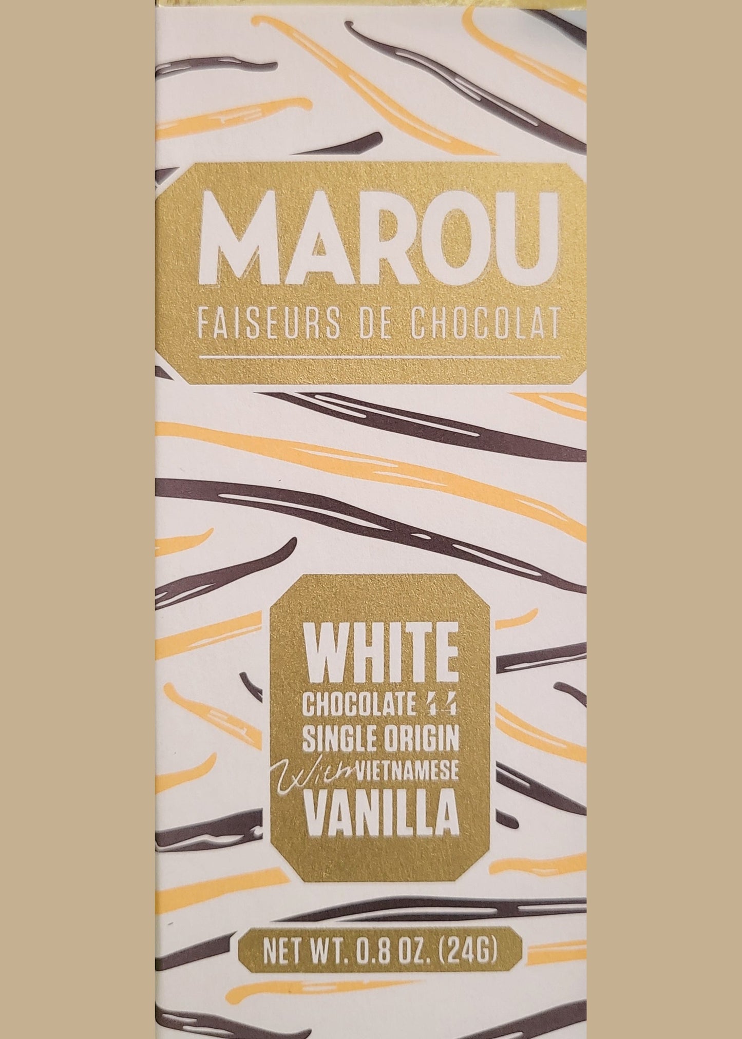 Marou White Chocolate with Vietnamese Vanilla 44%