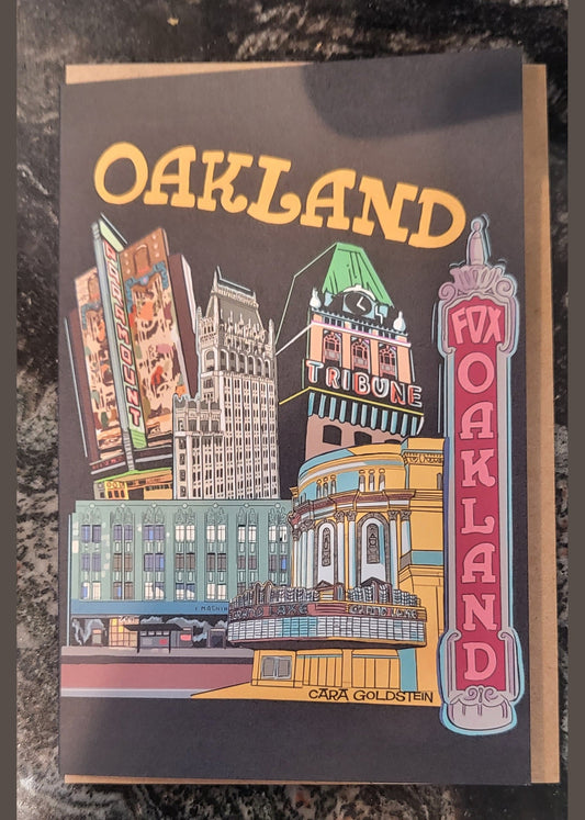 CARA CARDS Downtown Notecard