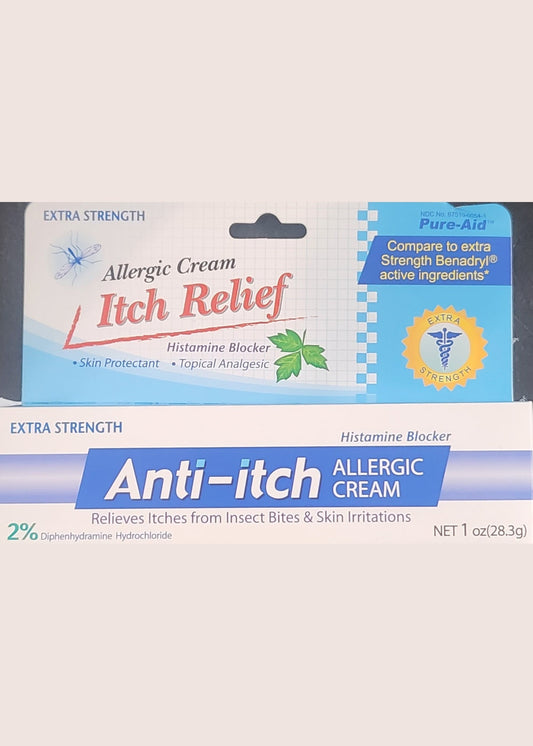 PURE -AID Itch Relief Cream