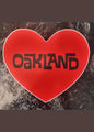 CARA Sticker Oakland Red Hearts