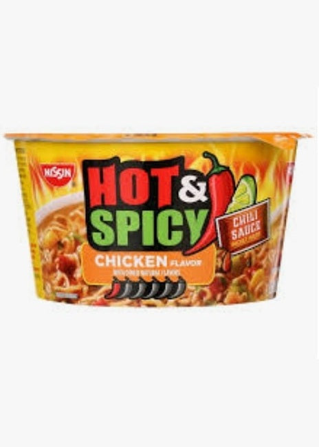 NISSIN Hot & Spicy Cup Noodle Soup