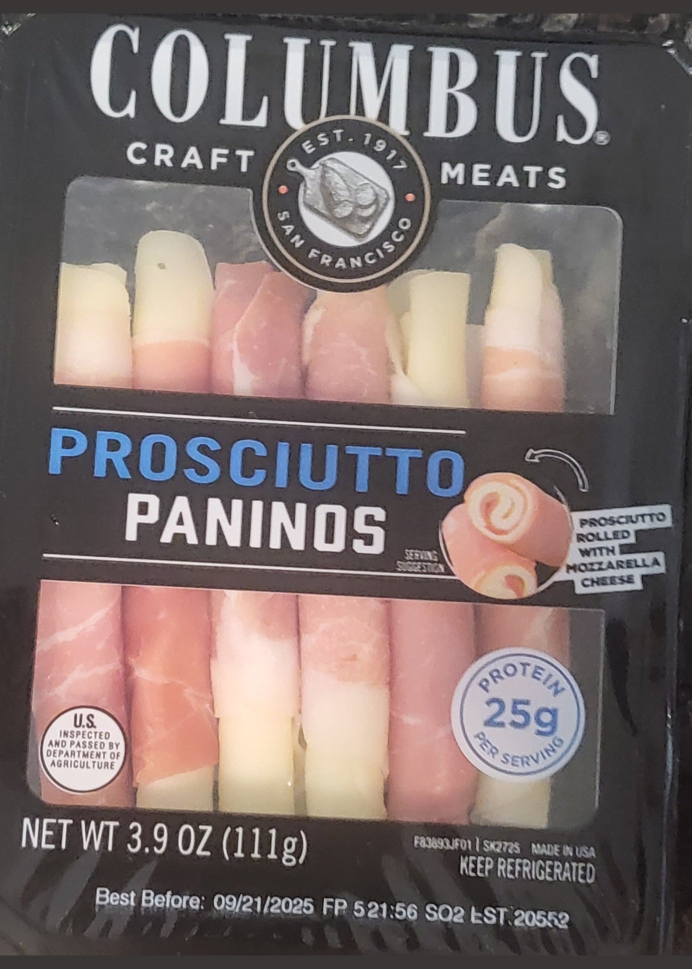 COLUMBUS Prosciutto Panino