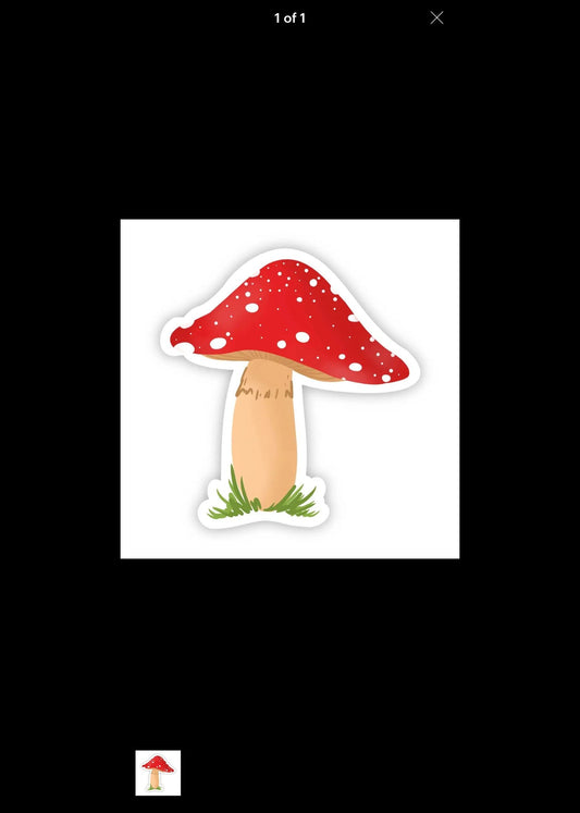 BIG MOONS, Sticker Mushroom