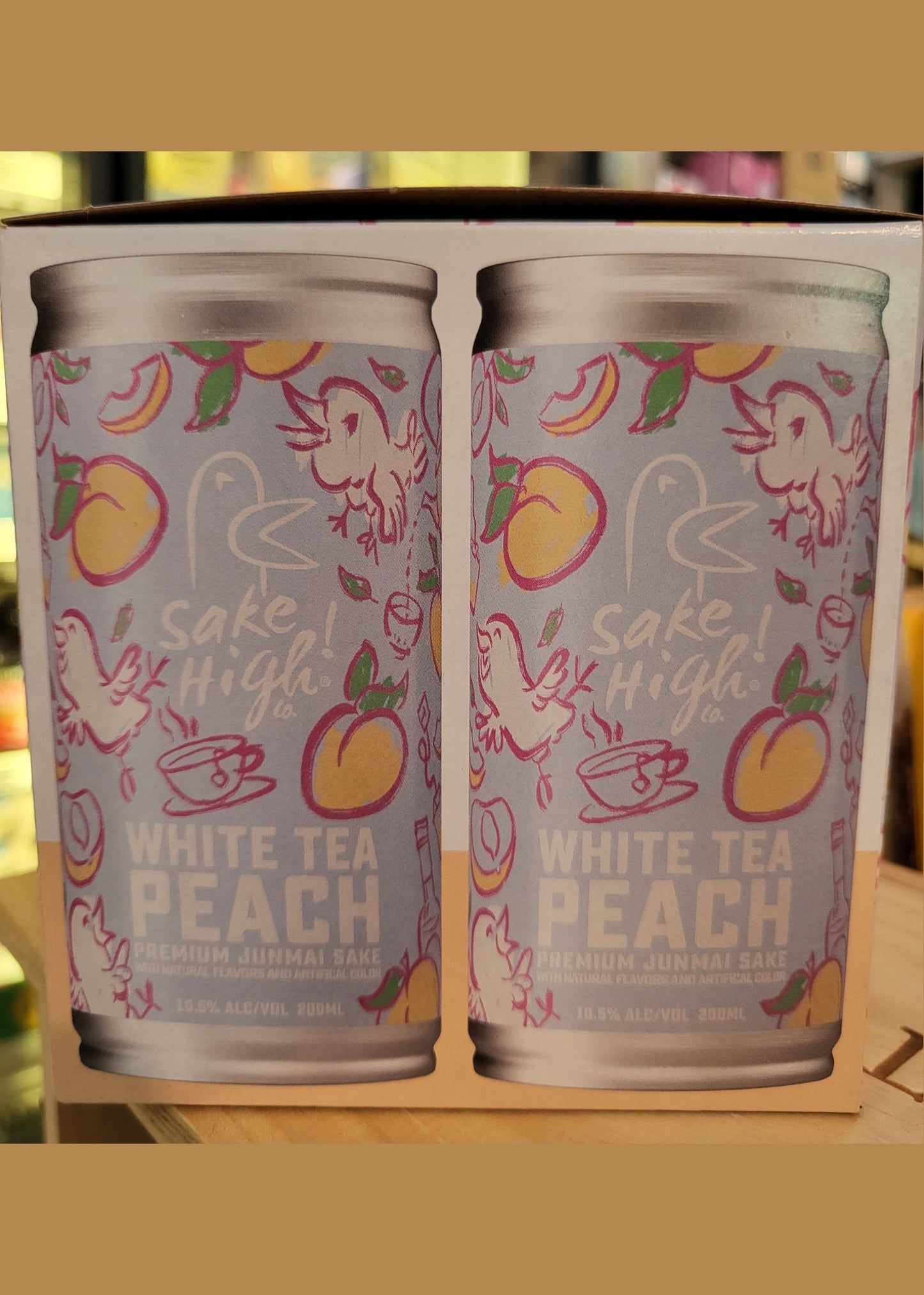SAKE HIGH White Tea Peach 4PK