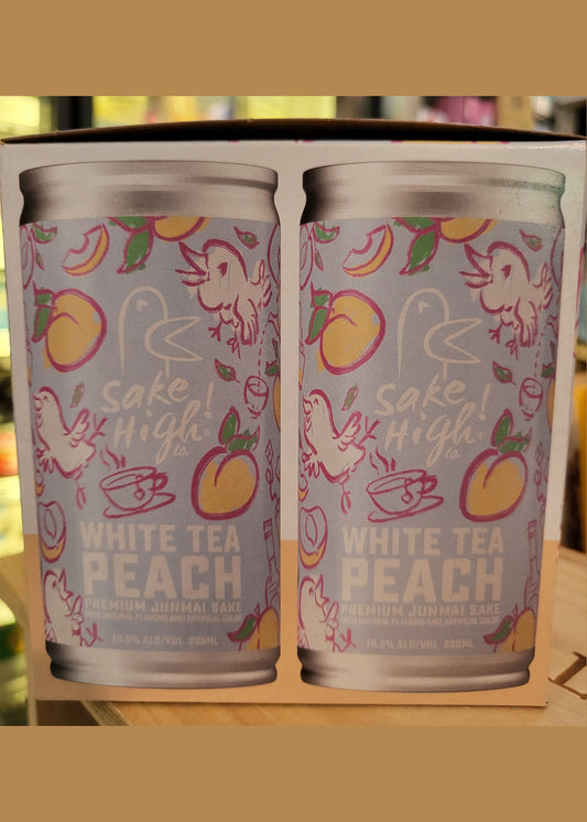 SAKE HIGH White Tea Peach 4PK