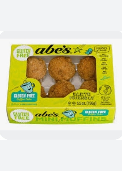 ABE’S Gluten Free Coffee Cake Mini Muffins