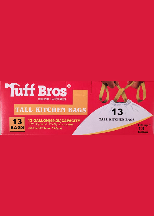 TUFF BROS Trash Bag 13gl
