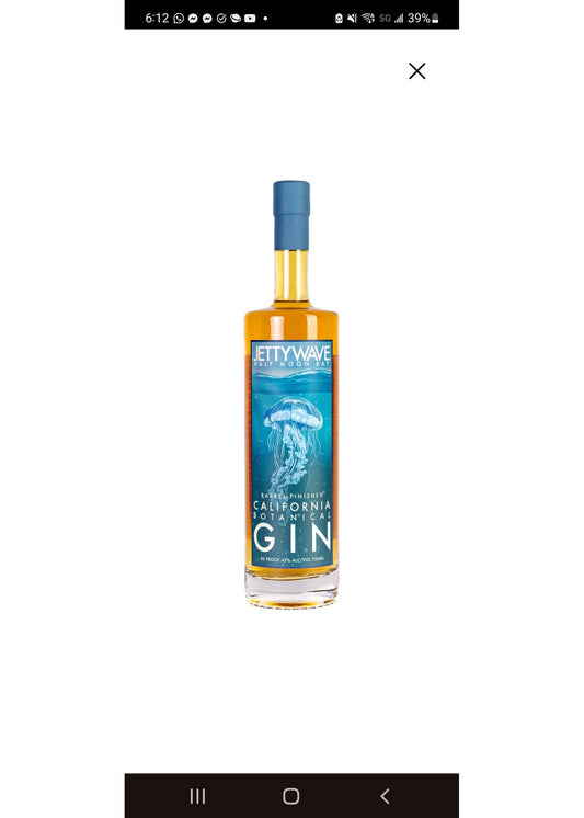 JETTWAVE Half Moon Bay Barrel Finished Cali Botanical Gin