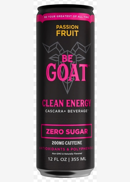 BE GOAT Passion Fruit Clean Energy Cascara Beverage