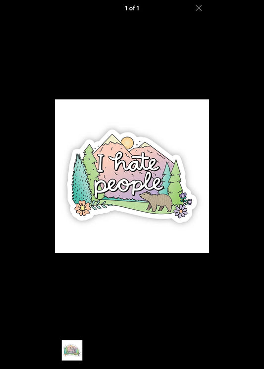 BIG MOONS, Sticker I Hate People