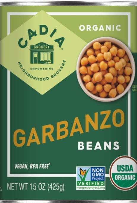 CADIA Organic Low-Sodium Garbanzo Beans