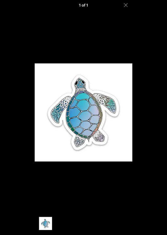 BIG MOONS, Sticker Sea Turtle