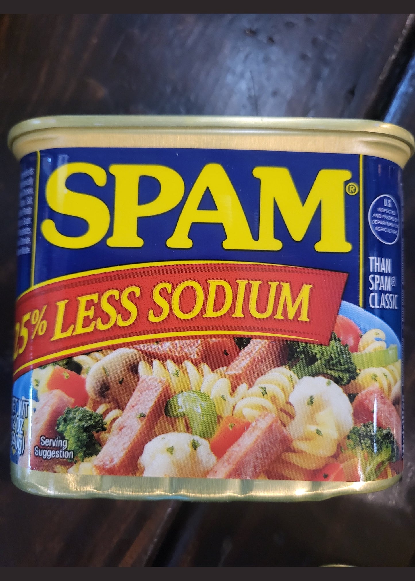 SPAM 25% LESS SODIUM