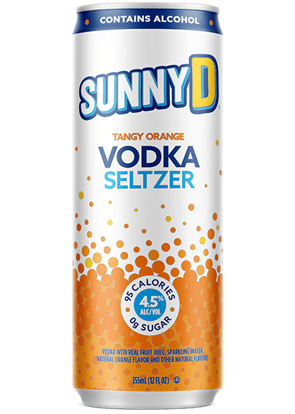 SUNNY D Tangy Orange Vodka Seltzer