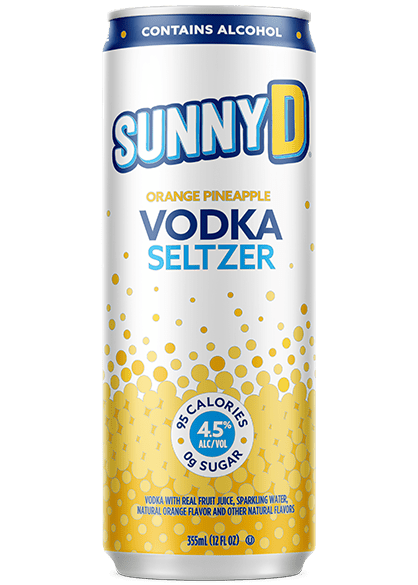 SUNNY D Orange Pineapple Vodka Seltzer