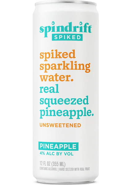 SPINDRIFT Spiked Real Squeezed Pineapple Unsweetened