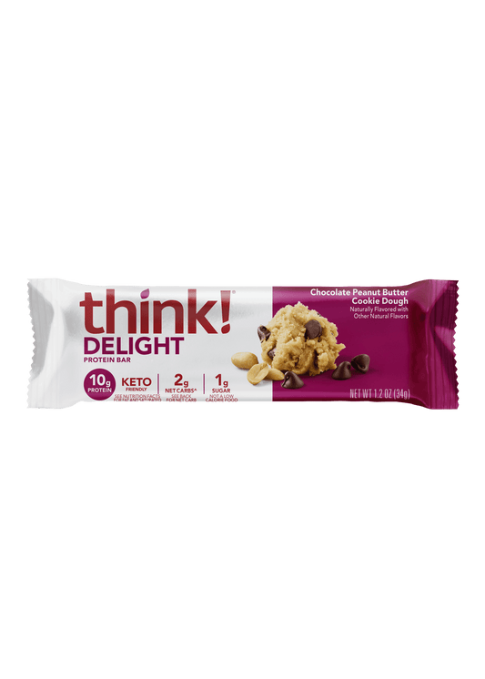 THINK! Keto Chocolate Peanut Butter Cookie Dough High Protein Bar