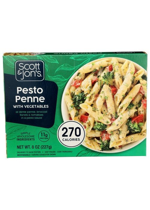 SCOTT AND JONS Pesto Penne With Vegetables Entree