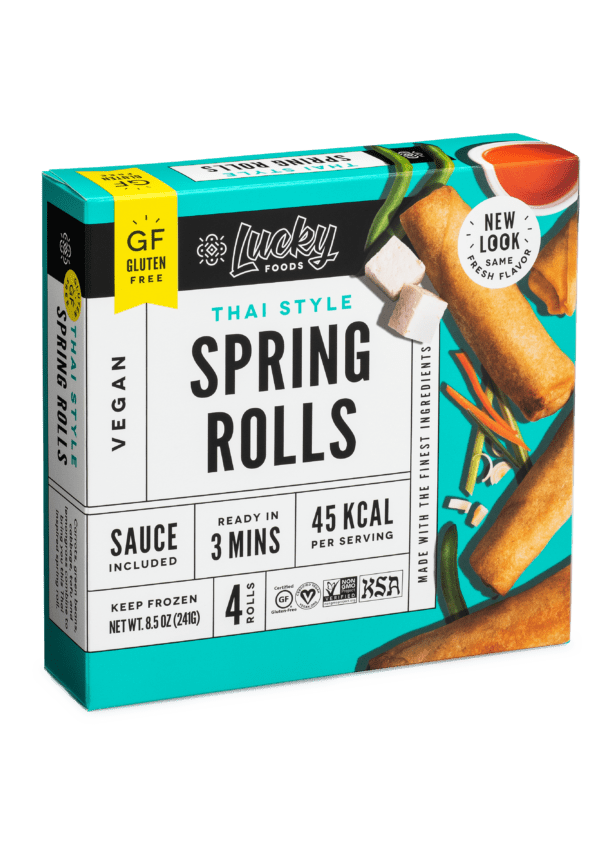 LUCKY Vegan Thai Style Spring Rolls