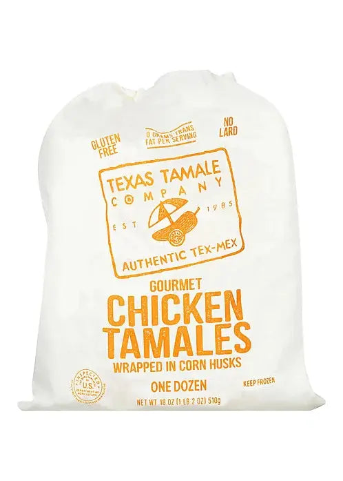 TEXAS LONE STAR TAMALE Gourmet Chicken Tamales