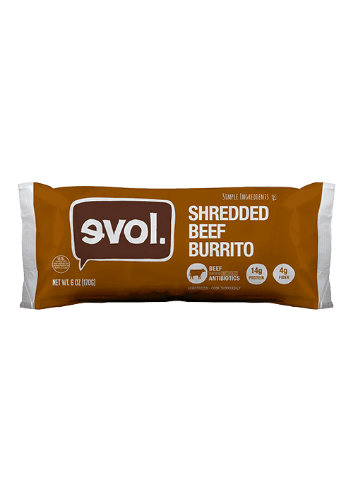 EVOL Shredded Beef Burrito